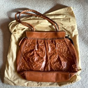 Patricia Nash handbag soft brown leather